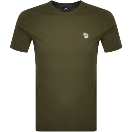 Product Image for PS By Paul Smith Zebra Badge T Shirt Green