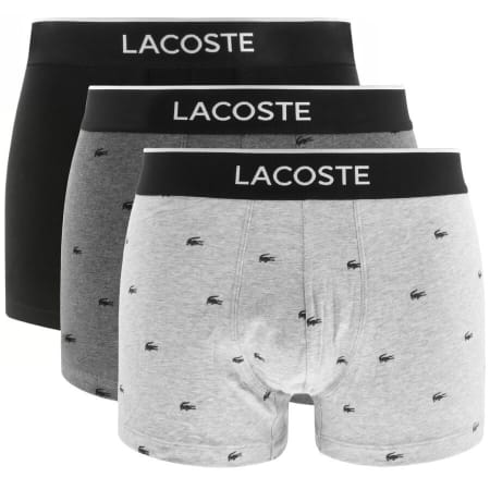 Product Image for Lacoste Underwear Three Pack Trunks Black