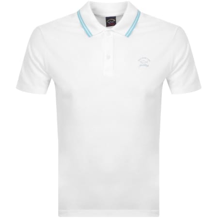 Product Image for Paul And Shark Short Sleeved Polo T Shirt White