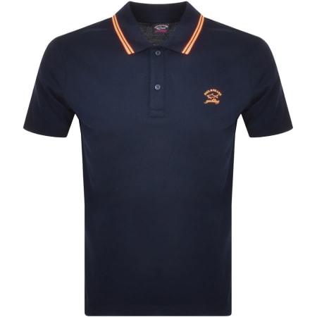 Product Image for Paul And Shark Short Sleeved Polo T Shirt Navy