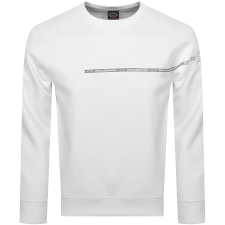 Product Image for Paul And Shark Logo Sweatshirt White