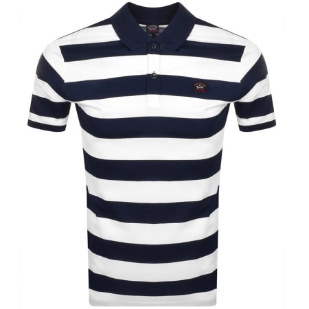 Product Image for Paul And Shark Stripe Polo T Shirt Navy