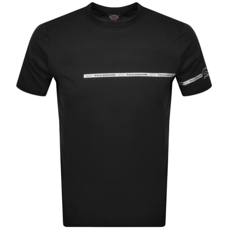 Product Image for Paul And Shark Logo T Shirt Black
