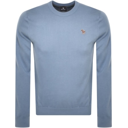 Product Image for PS By Paul Smith Logo Knit Jumper Blue