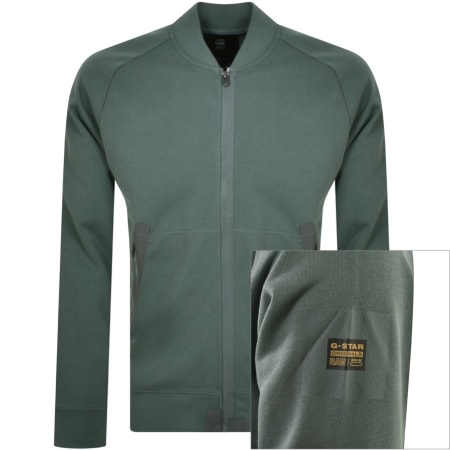 Product Image for G Star Raw Hodson Full Zip Sweatshirt Green