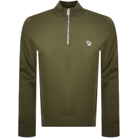 Product Image for PS By Paul Smith Half Zip Sweatshirt Green