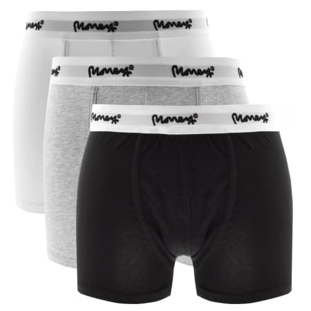 Product Image for Money Three Pack Logo Trunks Grey