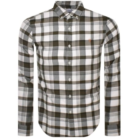 Product Image for Farah Vintage Jean Check Long Sleeve Shirt Green