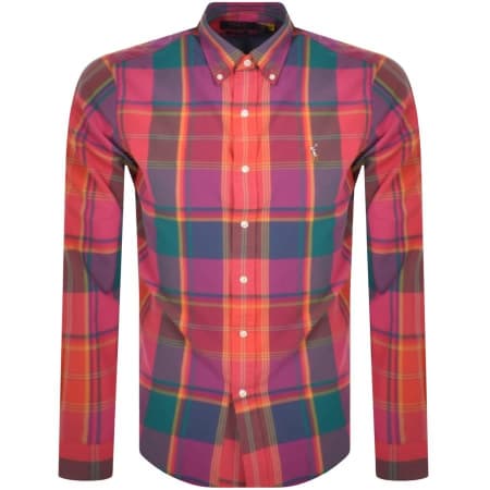 Product Image for Ralph Lauren Slim Fit Long Sleeve Shirt Pink