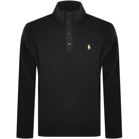 Product Image for Ralph Lauren Funnel Neck Fleece Sweatshirt Black