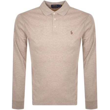 Product Image for Ralph Lauren Slim Fit Polo T Shirt Beige