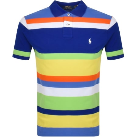 Product Image for Ralph Lauren Slim Fit Polo T Shirt Blue