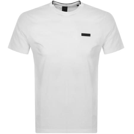 Product Image for Hackett London Logo T Shirt White