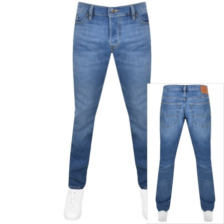 Product Image for Diesel D Luster Slim Fit Jeans Light Wash Blue