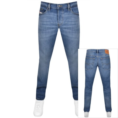 Product Image for Diesel D Mihtry Straight Fit Jeans Mid Wash Blue