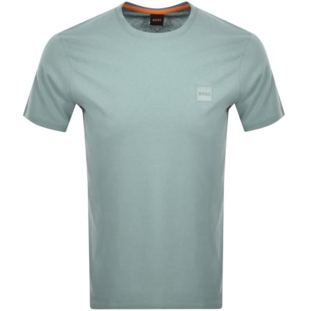 Product Image for BOSS Tales Logo T Shirt Green