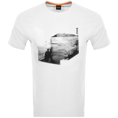 Product Image for BOSS Teglow T Shirt White