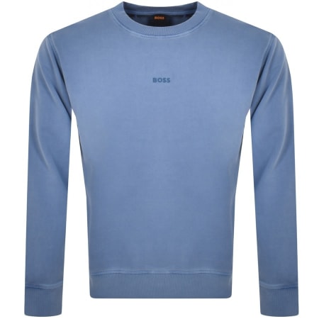 Product Image for BOSS Wefade Sweatshirt Blue