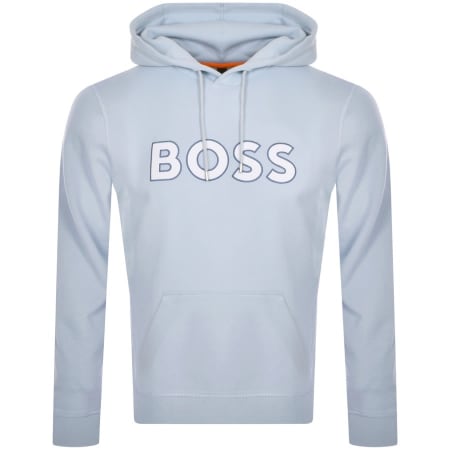 Product Image for BOSS Welogocrewx Hoodie Blue