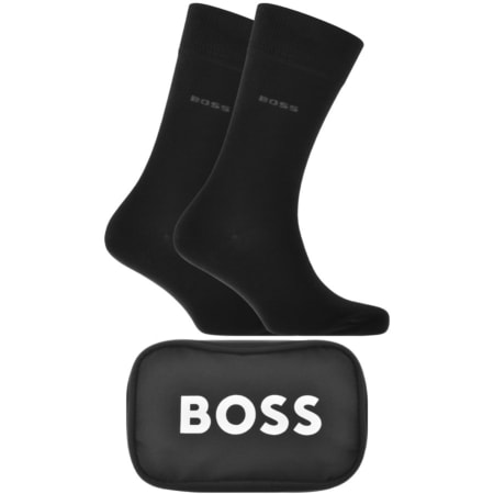 Product Image for BOSS Two Pack Crew Socks Black