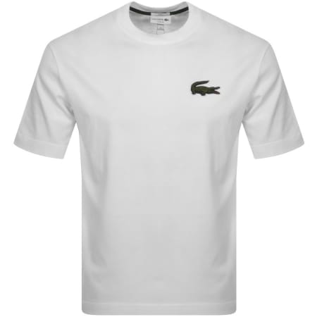 Product Image for Lacoste Crew Neck T Shirt White