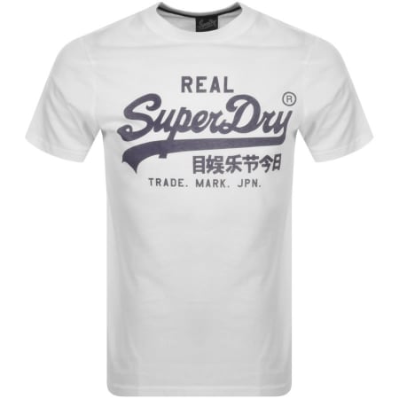 Product Image for Superdry Vintage Label Noos T Shirt White