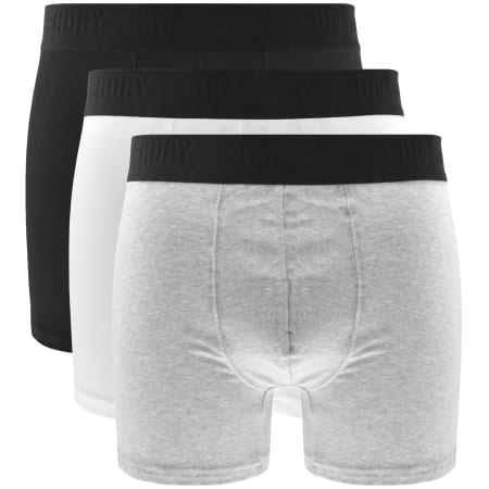 Product Image for Superdry Three Pack Boxer Shorts Black