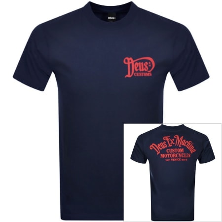 Product Image for Deus Ex Machina Encounters T Shirt Navy