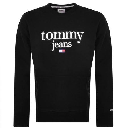 Product Image for Tommy Jeans Corp Logo Sweatshirt Black
