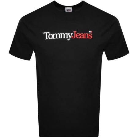 Product Image for Tommy Jeans Essential Logo T Shirt Black