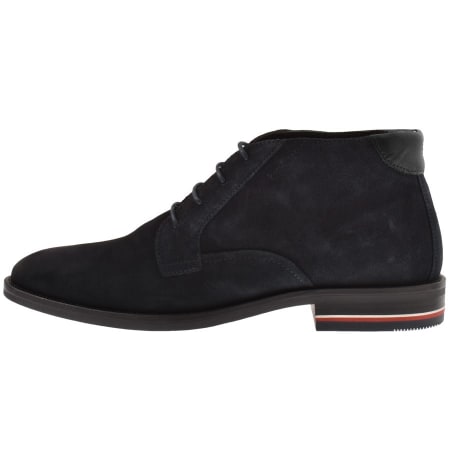 Product Image for Tommy Hilfiger Signature Suede Boot Navy