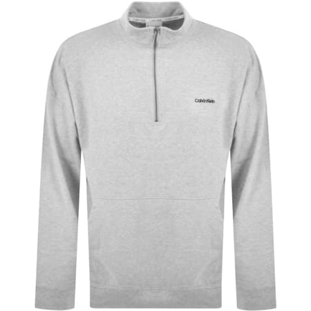 Product Image for Calvin Klein Lounge Half Zip Sweatshirt Grey