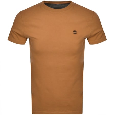 Product Image for Timberland Badge Logo T Shirt Brown