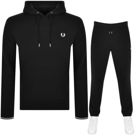 Product Image for Fred Perry Hooded Tracksuit Black