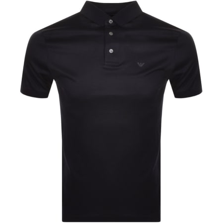 Product Image for Emporio Armani Short Sleeved Polo T Shirt Navy