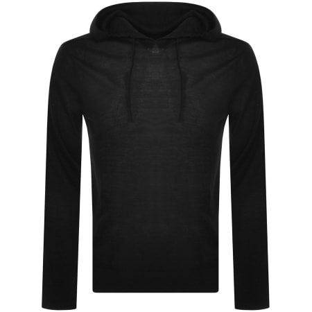 Product Image for Emporio Armani Logo Hoodie Black