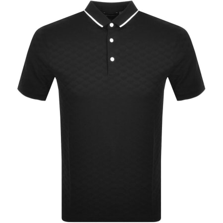 Product Image for Emporio Armani Short Sleeved Polo T Shirt Black