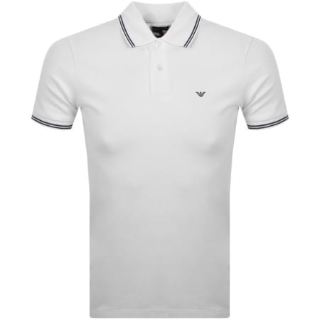 Product Image for Emporio Armani Short Sleeved Polo T Shirt White