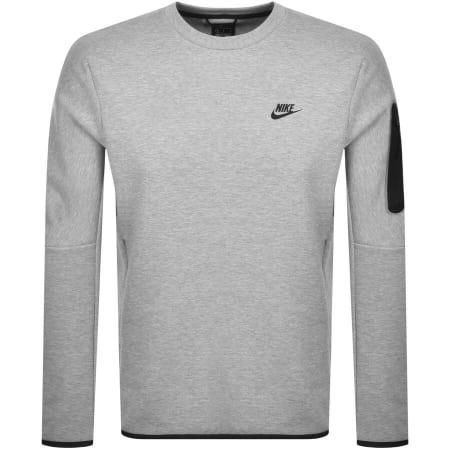Product Image for Nike Crew Neck Tech Sweatshirt Grey