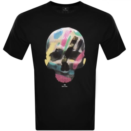 Product Image for PS By Paul Smith Skull T Shirt Black