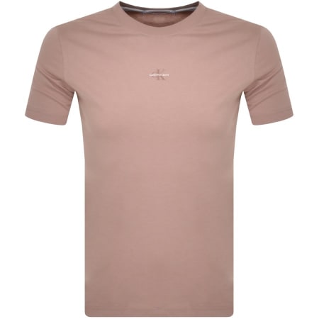 Product Image for Calvin Klein Jeans Micro Monogram T Shirt Pink