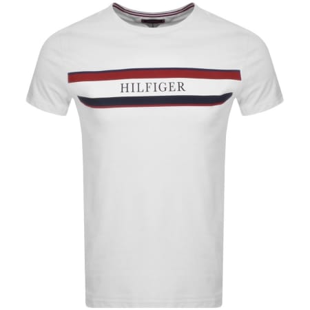 Product Image for Tommy Hilfiger Logo T Shirt White