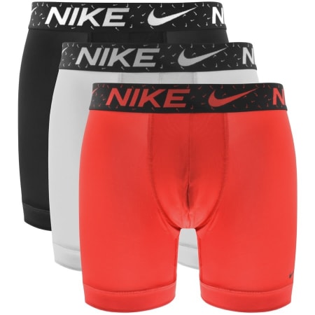 Product Image for Nike Logo Three Pack Boxer Briefs Red