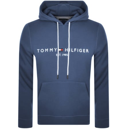 Product Image for Tommy Hilfiger Logo Hoodie Blue