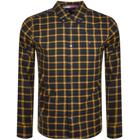 Product Image for Tommy Hilfiger Mini Blackwatch Tartan Shirt Navy