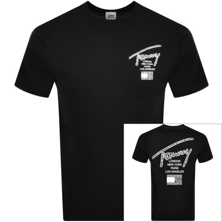 Product Image for Tommy Jeans Logo T Shirt Black