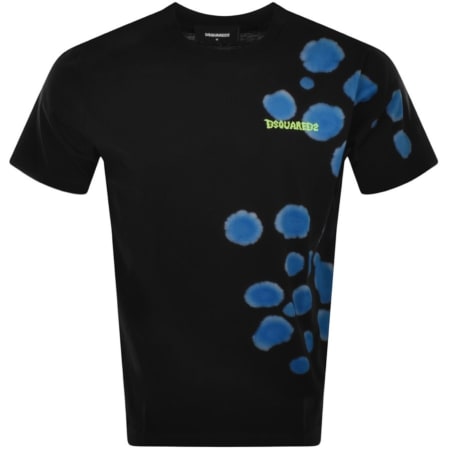 Product Image for DSQUARED2 Tie Dye T Shirt Black