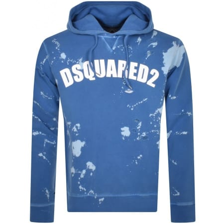 Product Image for DSQUARED2 Patch Hoodie Blue