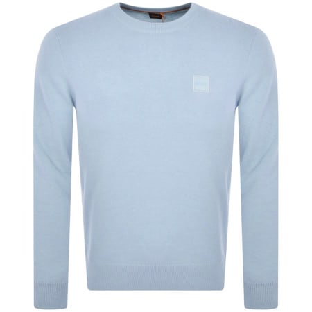 Product Image for BOSS Kanovano Knit Jumper Blue