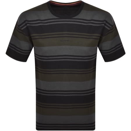 Product Image for PS By Paul Smith Stripe Relaxed Fit T Shirt Black